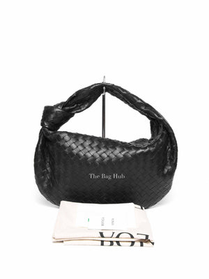 Bottega Veneta Black Intrecciato Leather Jodie Classic (Small) Shoulder Bag