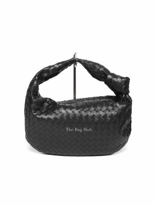 Bottega Veneta Black Intrecciato Leather Jodie Classic (Small) Shoulder Bag