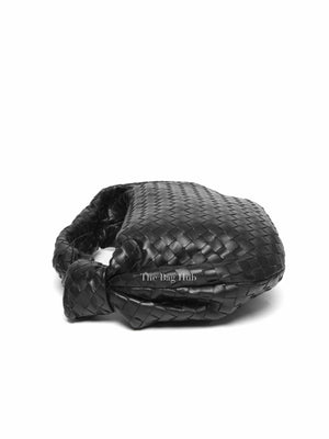Bottega Veneta Black Intrecciato Leather Jodie Classic (Small) Shoulder Bag