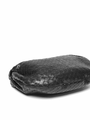 Bottega Veneta Black Intrecciato Leather Jodie Classic (Small) Shoulder Bag