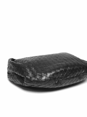 Bottega Veneta Black Intrecciato Leather Jodie Classic (Small) Shoulder Bag