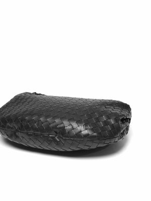 Bottega Veneta Black Intrecciato Leather Jodie Classic (Small) Shoulder Bag