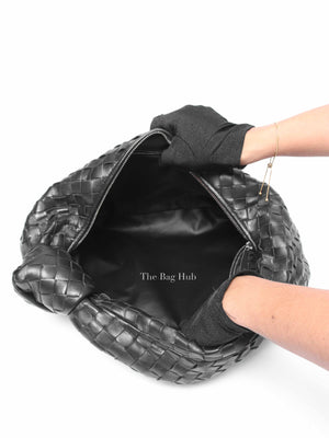 Bottega Veneta Black Intrecciato Leather Jodie Classic (Small) Shoulder Bag
