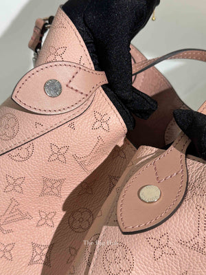 Louis Vuitton Pink Galet Monogram Mahina Leather Hina PM Bag