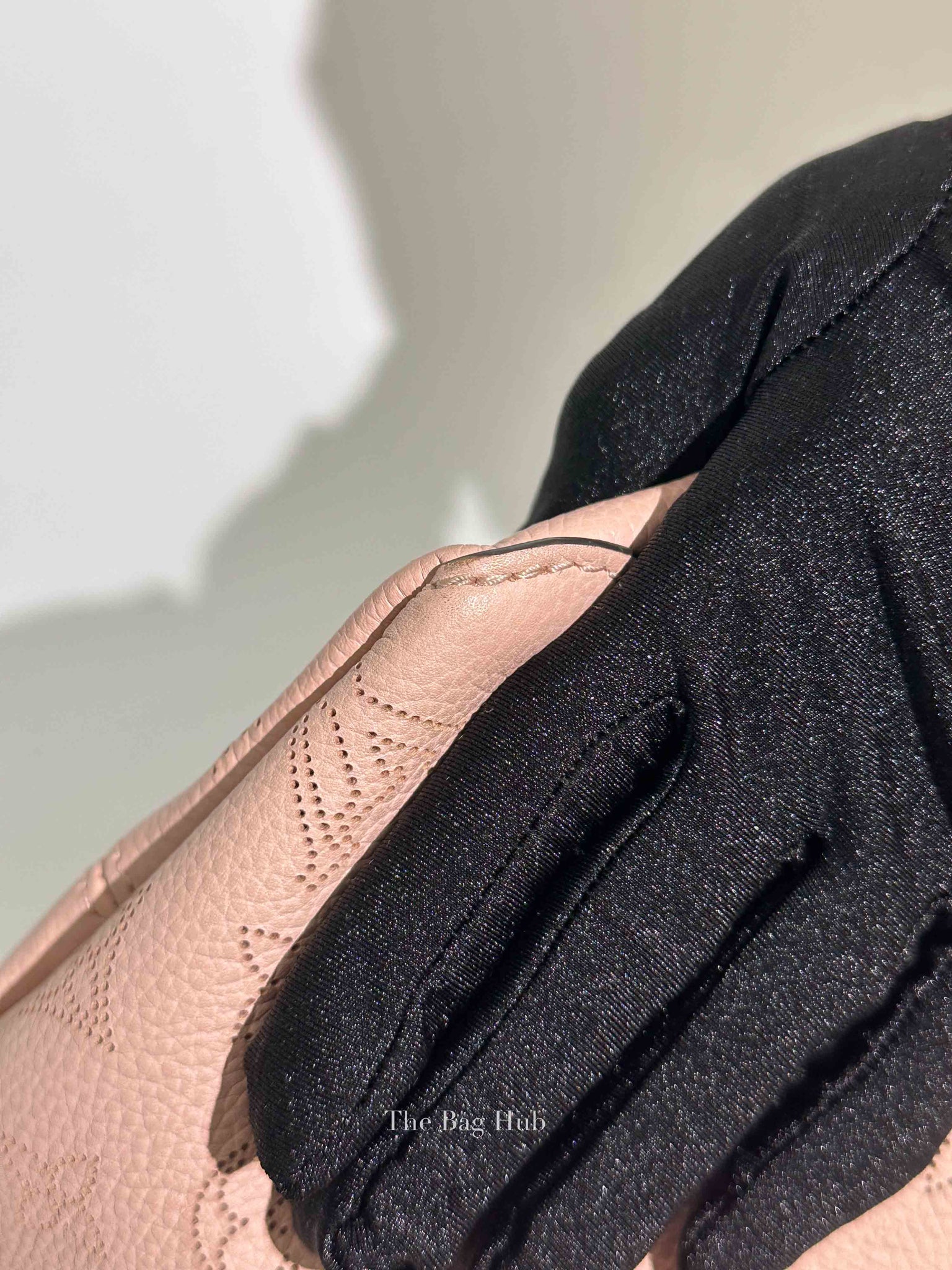 Louis Vuitton Pink Galet Monogram Mahina Leather Hina PM Bag
