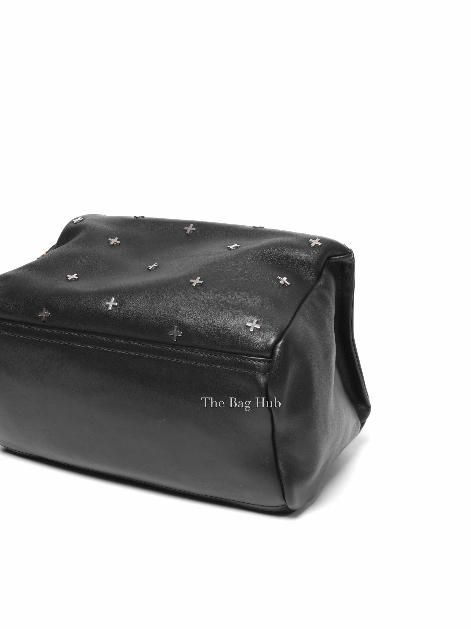 Givenchy Black Calfskin Cross Embellished Pandora Small Bag