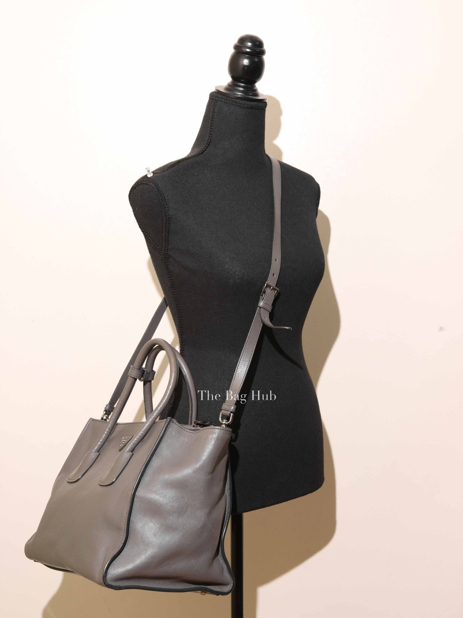 Prada Marmo Glace Calf Twin Pocket Bag BN2619