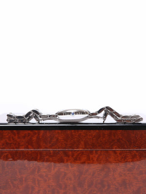 Franck Muller Stainless Steel Tonneau Cintree Curvex Petit Quartz Watch