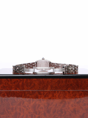 Franck Muller Stainless Steel Tonneau Cintree Curvex Petit Quartz Watch