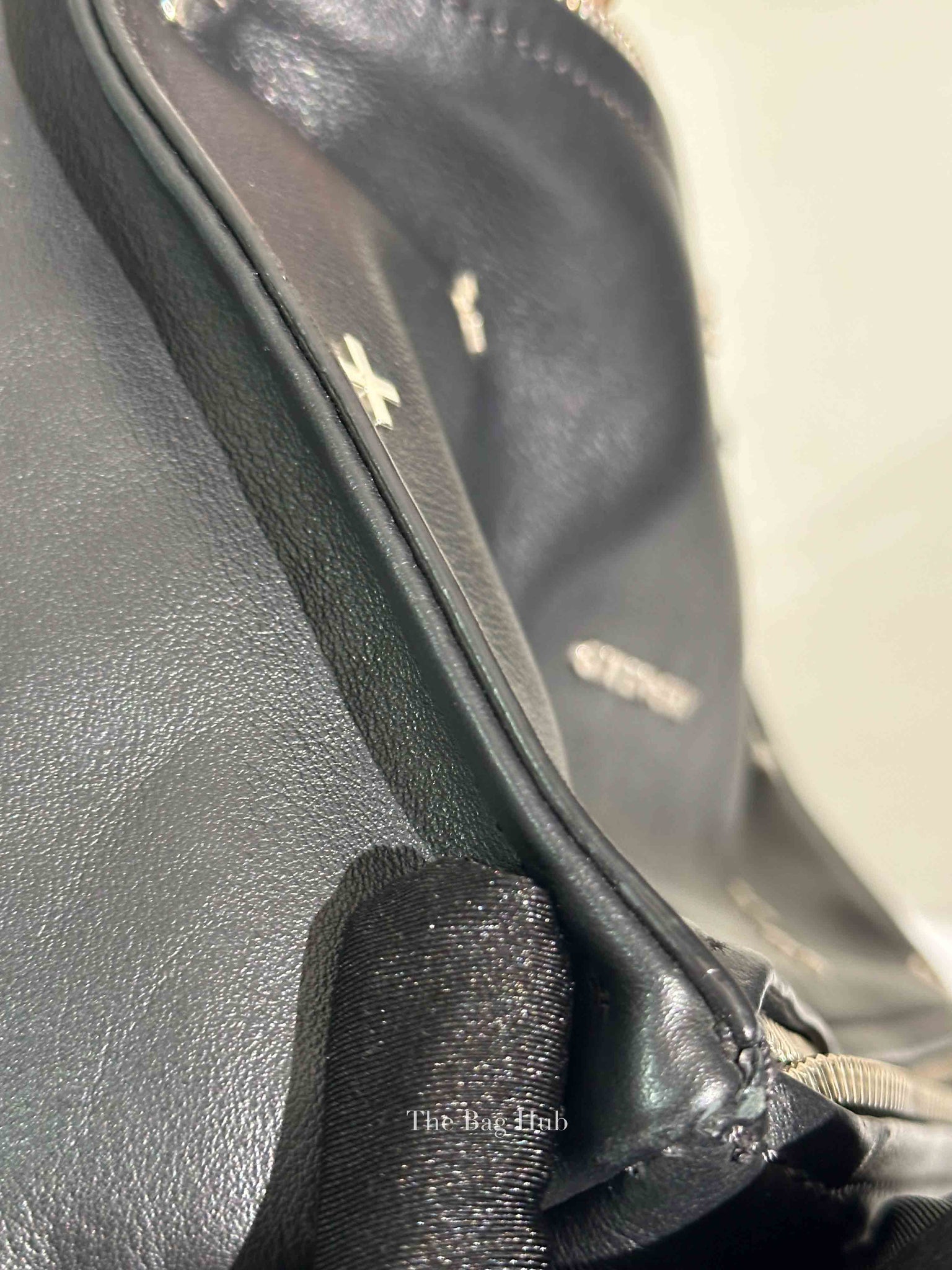 Givenchy Black Calfskin Cross Embellished Pandora Small Bag