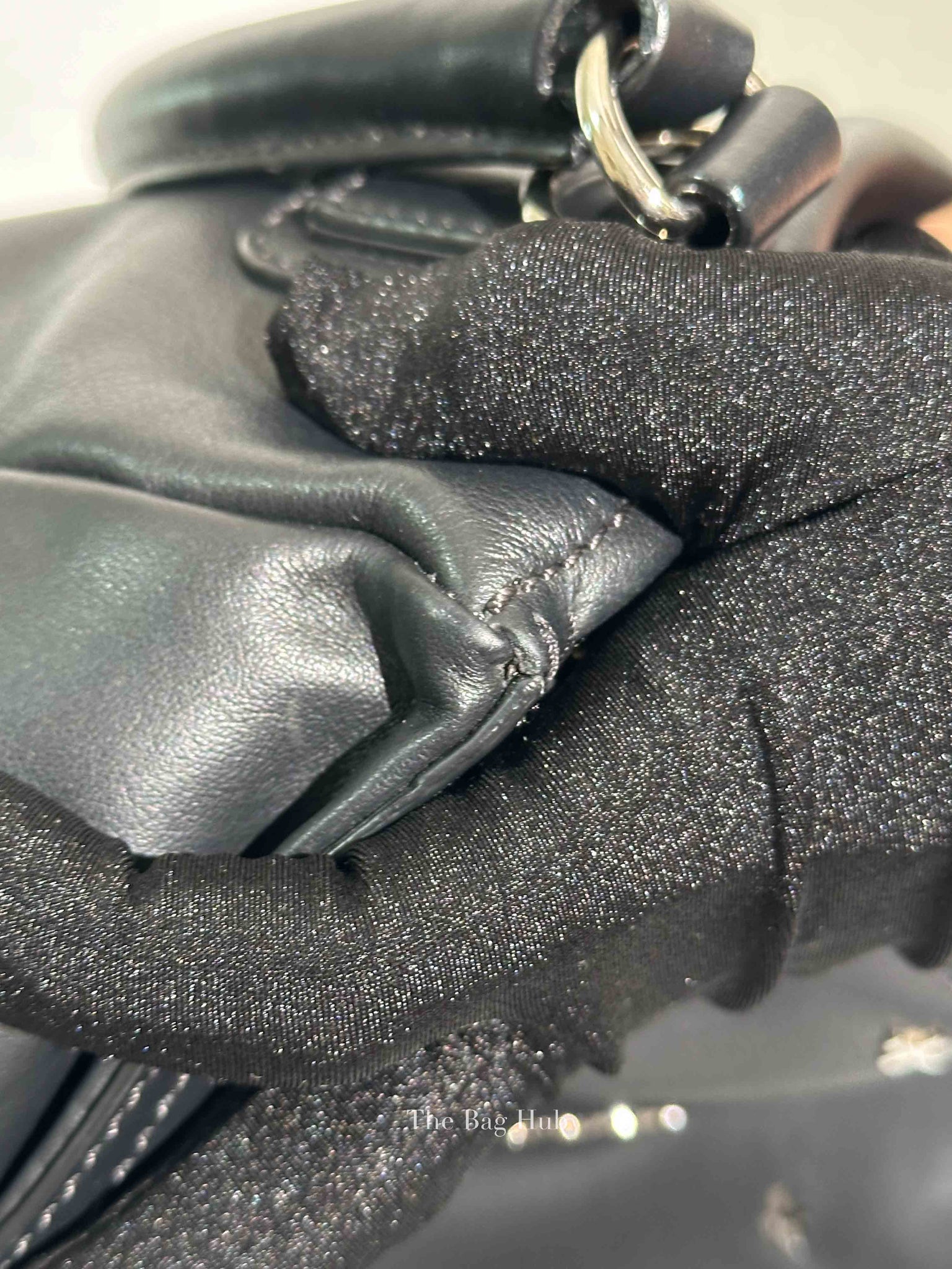 Givenchy Black Calfskin Cross Embellished Pandora Small Bag