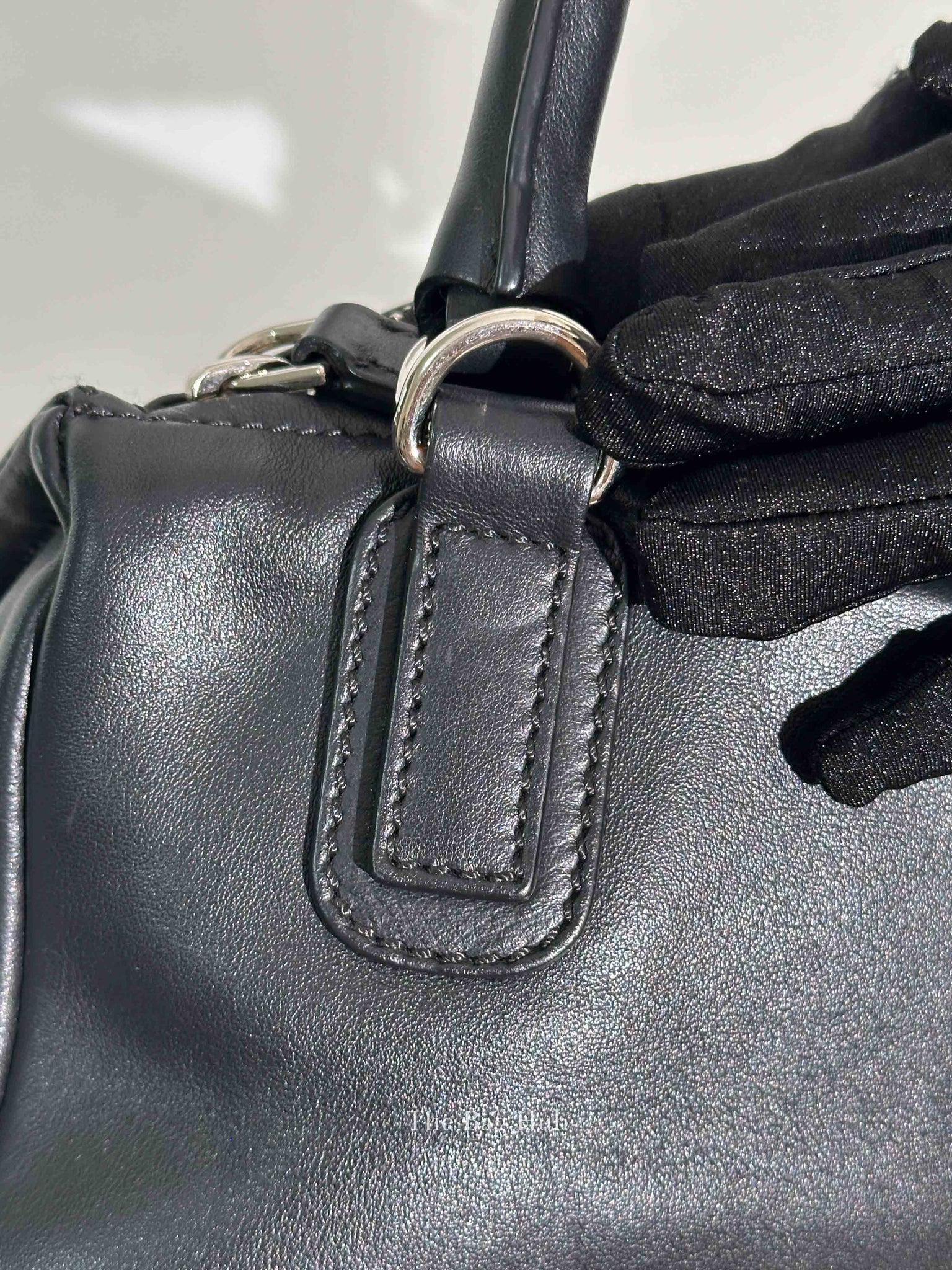 Givenchy Black Calfskin Cross Embellished Pandora Small Bag