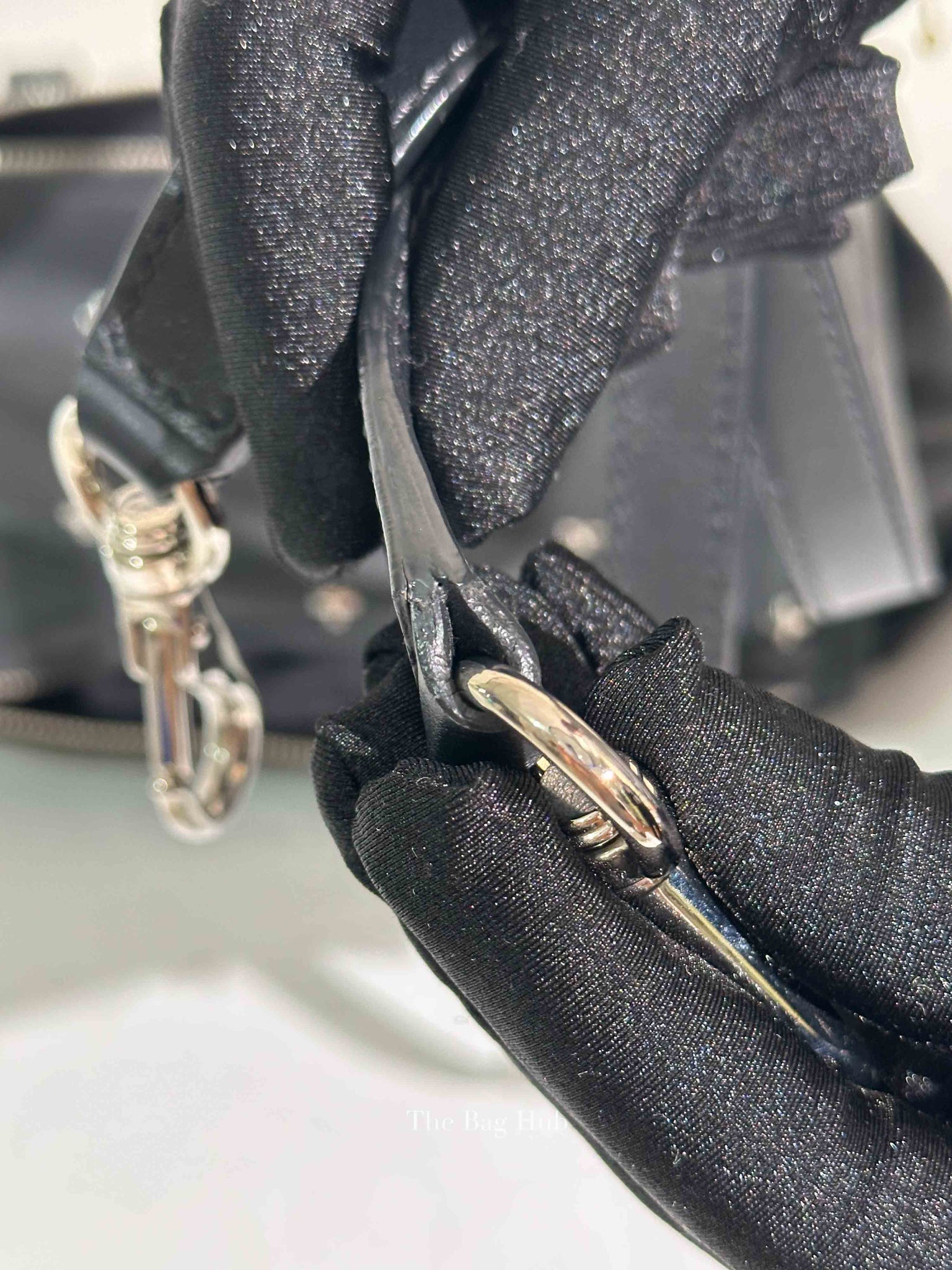 Givenchy Black Calfskin Cross Embellished Pandora Small Bag