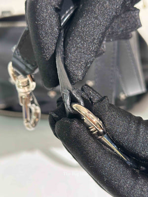 Givenchy Black Calfskin Cross Embellished Pandora Small Bag