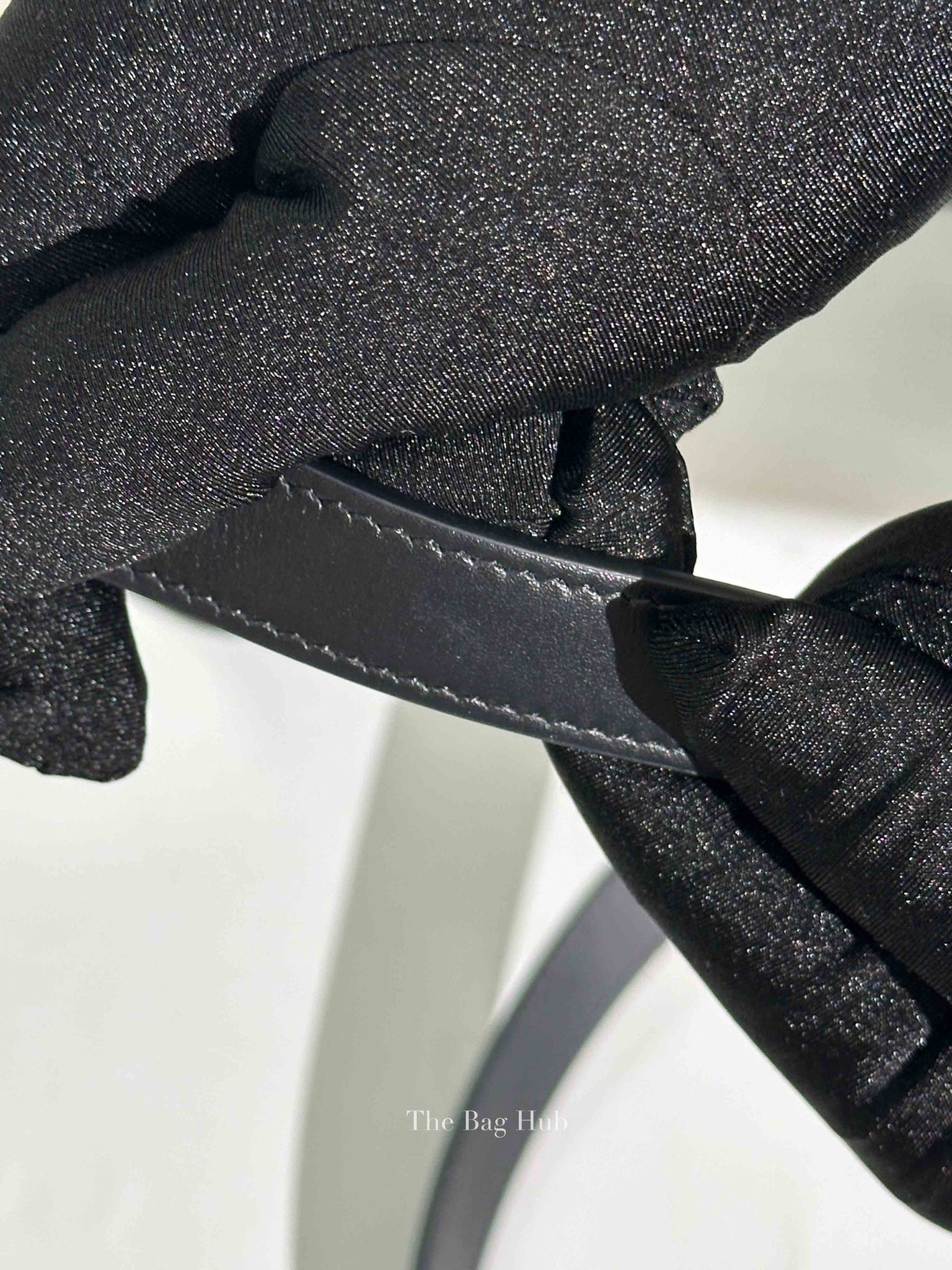 Celine Black Canvas/Calfskin Triomphe Messenger Small Bag