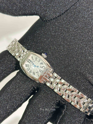 Franck Muller Stainless Steel Tonneau Cintree Curvex Petit Quartz Watch