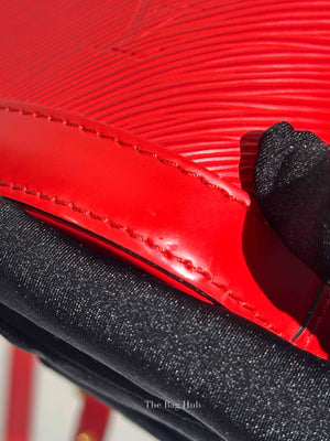 Louis Vuitton Coquelicot Epi Leather Mini Alma Shoulder Bag