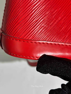 Louis Vuitton Coquelicot Epi Leather Mini Alma Shoulder Bag