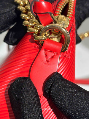 Louis Vuitton Coquelicot Epi Leather Mini Alma Shoulder Bag
