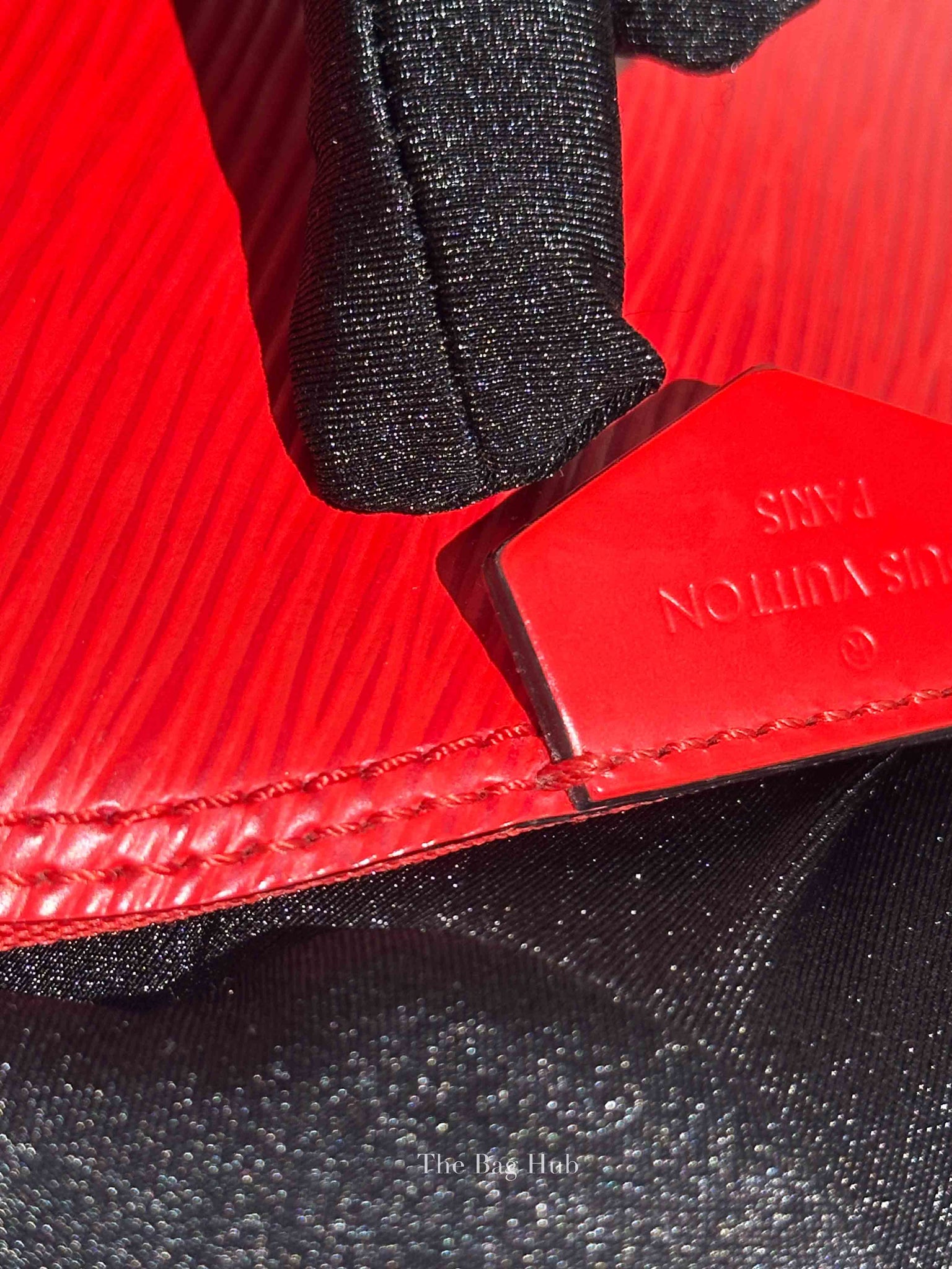 Louis Vuitton Coquelicot Epi Leather Mini Alma Shoulder Bag