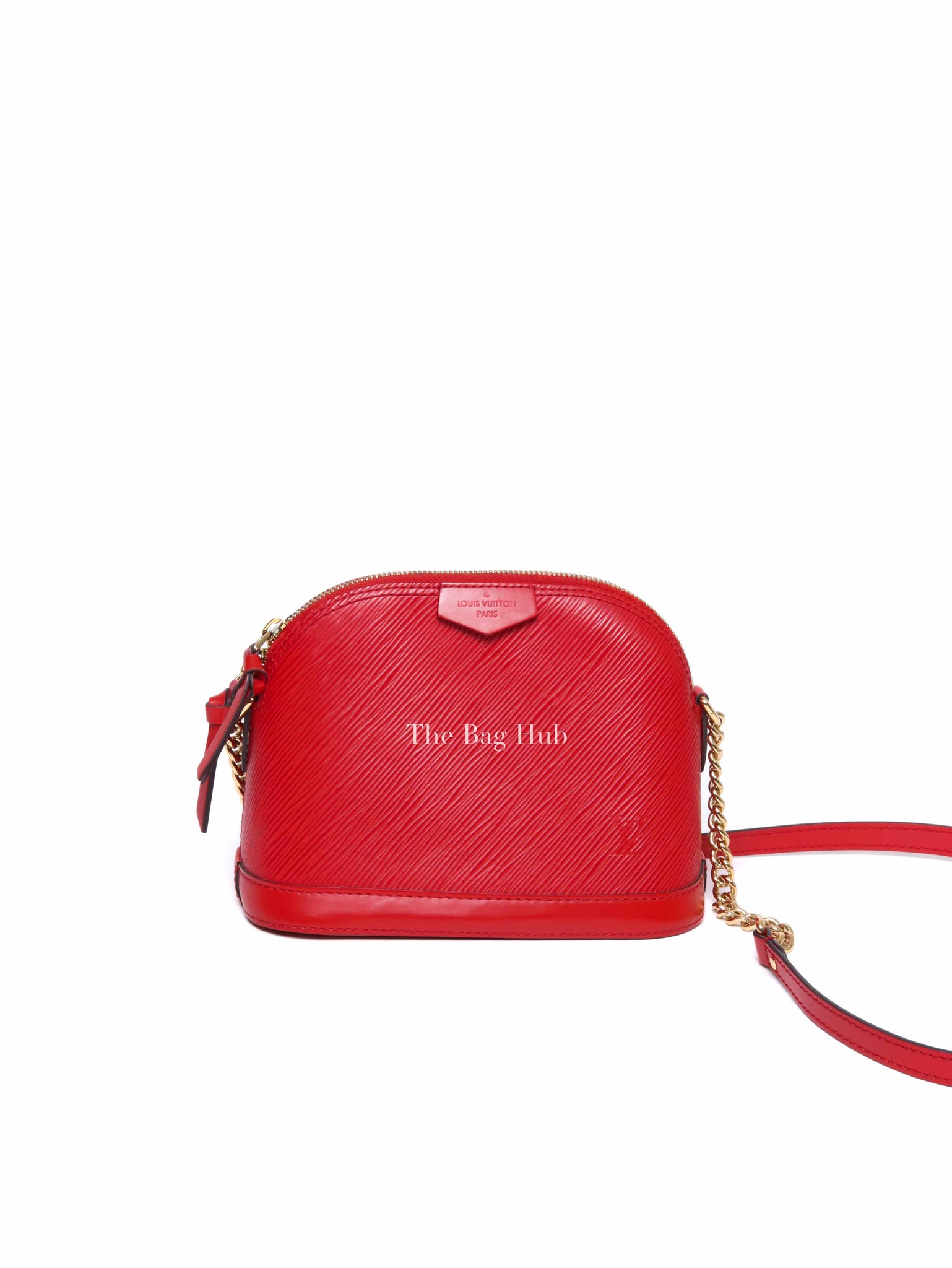 Louis Vuitton Coquelicot Epi Leather Mini Alma Shoulder Bag