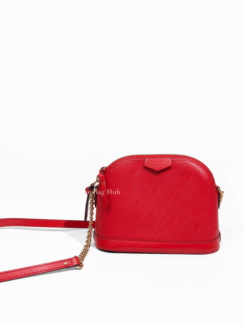 Louis Vuitton Coquelicot Epi Leather Mini Alma Shoulder Bag