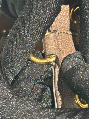 Gucci Beige/Ebony GG Supreme Canvas Ophidia Small Bucket Bag