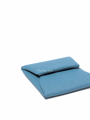 Hermes Blue Jean Mysore Goatskin Bastia Coin Purse