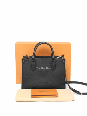 Louis Vuitton Noir Monogram Empreinte OTG PM Bag