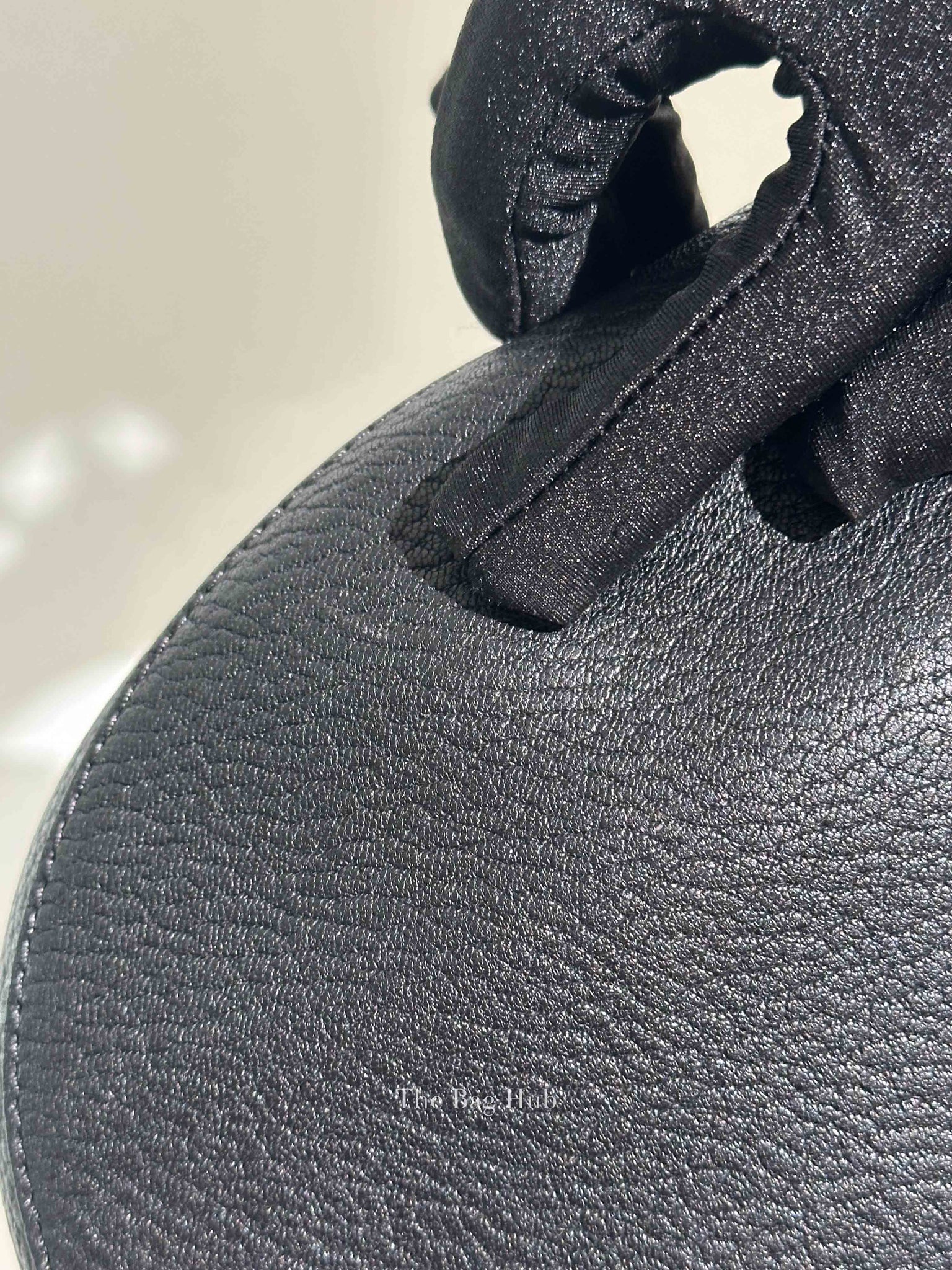 Chloe Black Pebbled Leather Drew Mini Bag