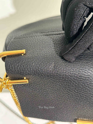 Chloe Black Pebbled Leather Drew Mini Bag