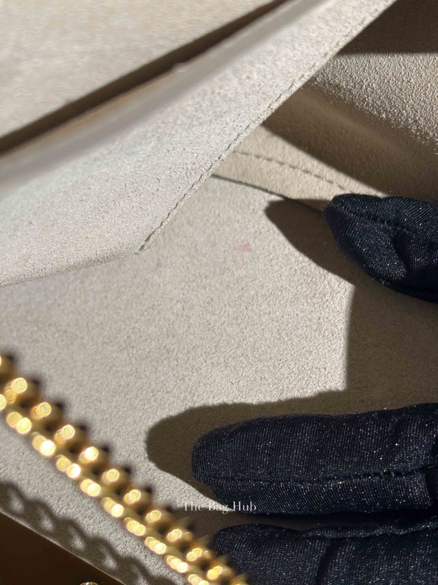 Chloe Black Pebbled Leather Drew Mini Bag