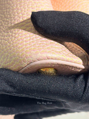 Louis Vuitton Metallic Pink Yellow Leather Seashell Capucines BB Bag