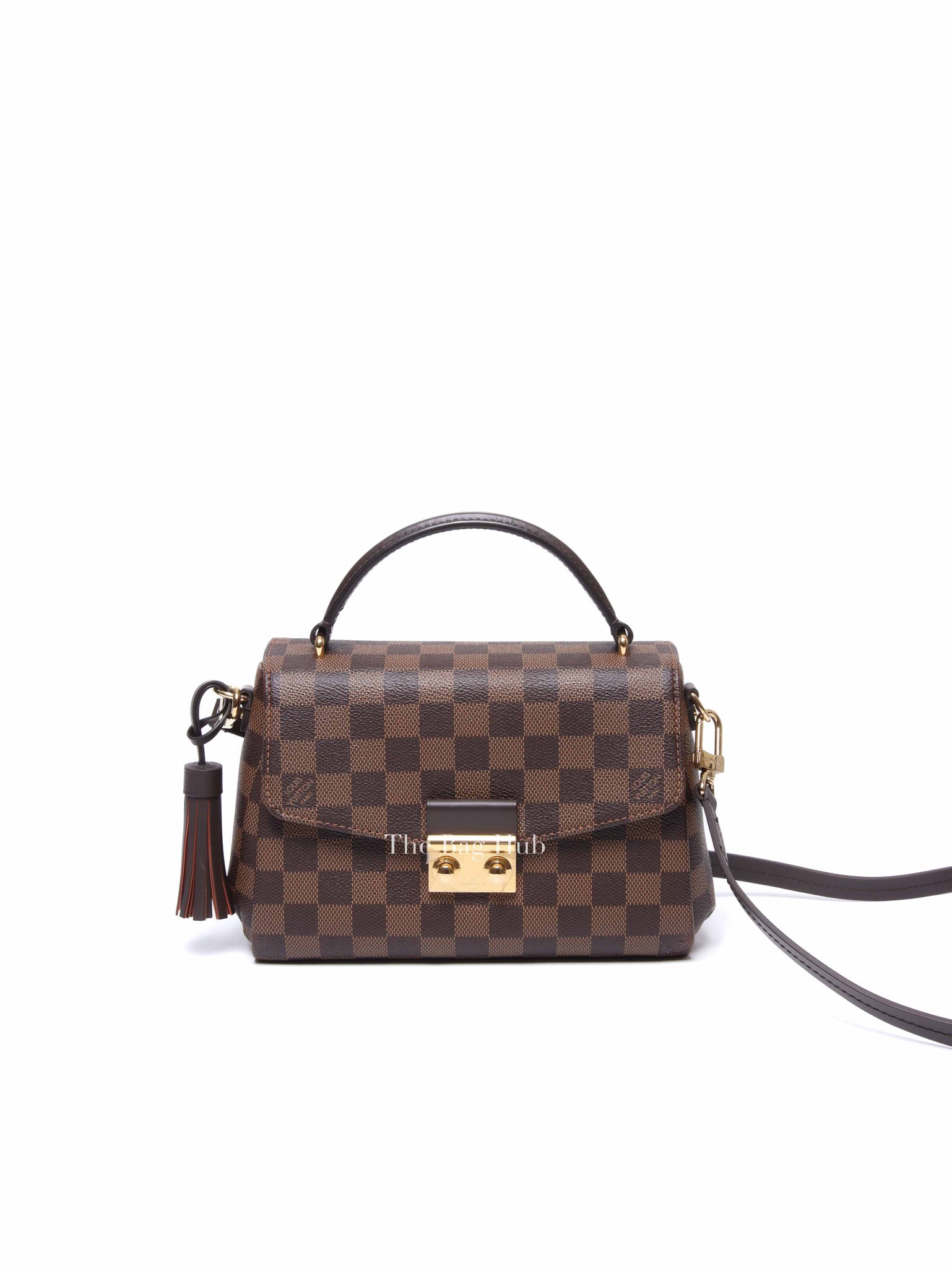 Louis Vuitton Damier Ebene Canvas Croisette Bag