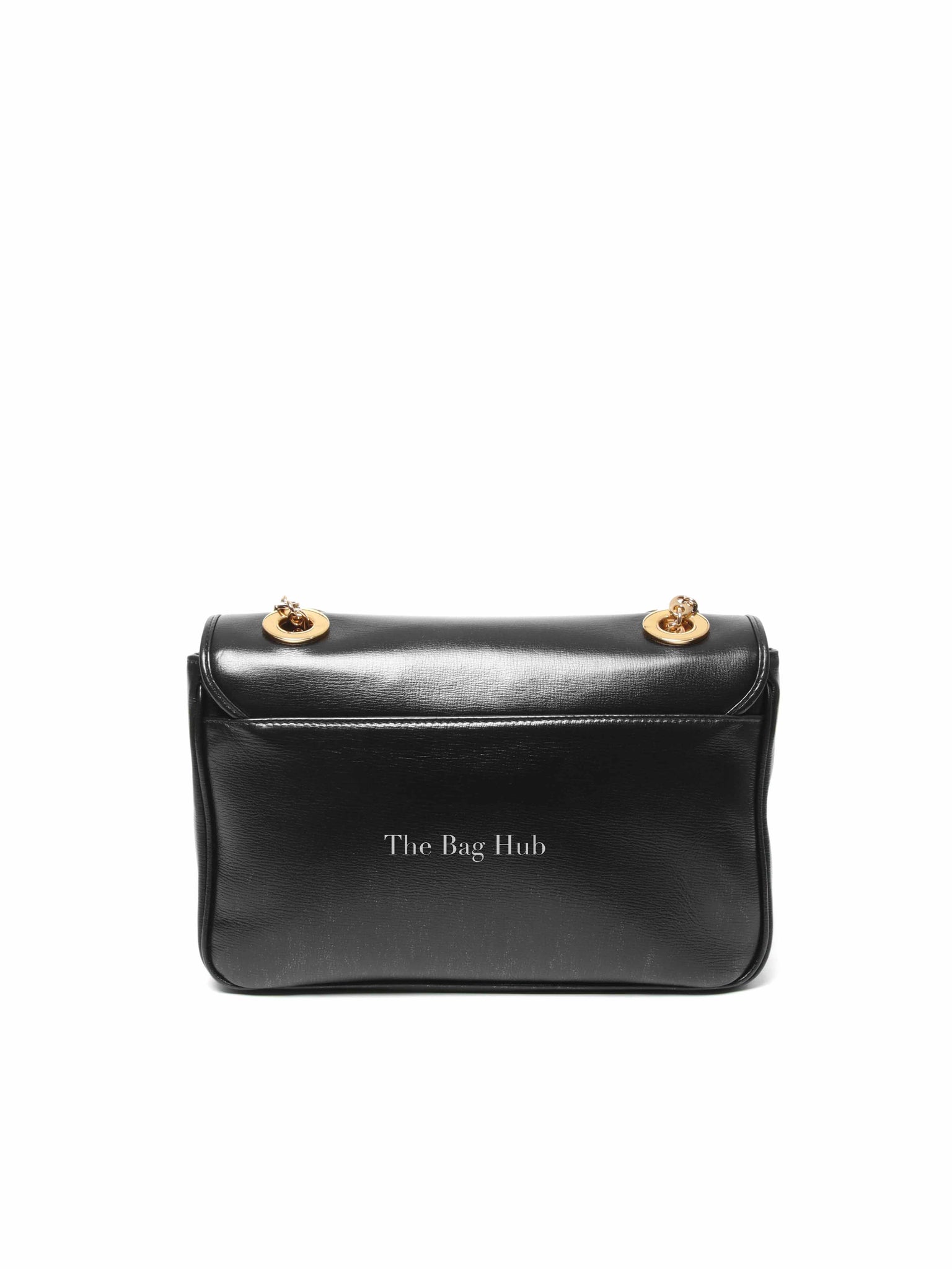 Gucci Black Leather Marina Shoulder Bag