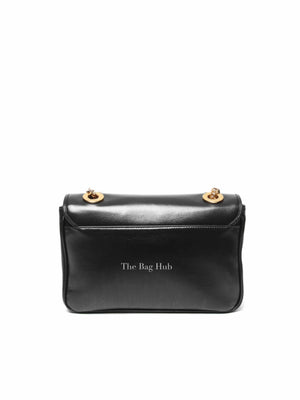 Gucci Black Leather Marina Shoulder Bag