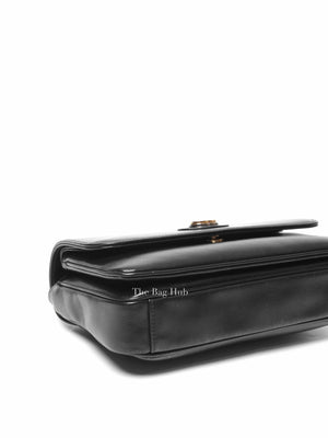 Gucci Black Leather Marina Shoulder Bag