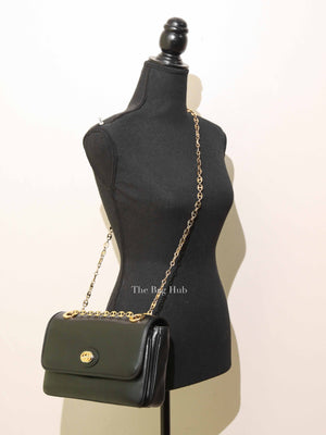 Gucci Black Leather Marina Shoulder Bag
