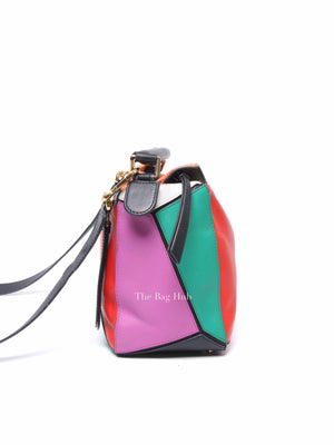 Loewe Multicolor Leather Rainbow Puzzle Medium Bag