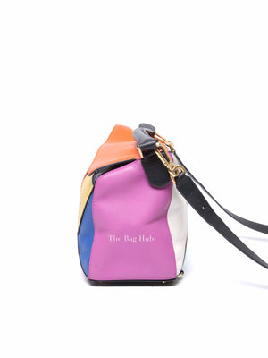 Loewe Multicolor Leather Rainbow Puzzle Medium Bag