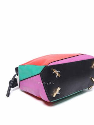 Loewe Multicolor Leather Rainbow Puzzle Medium Bag