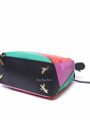 Loewe Multicolor Leather Rainbow Puzzle Medium Bag
