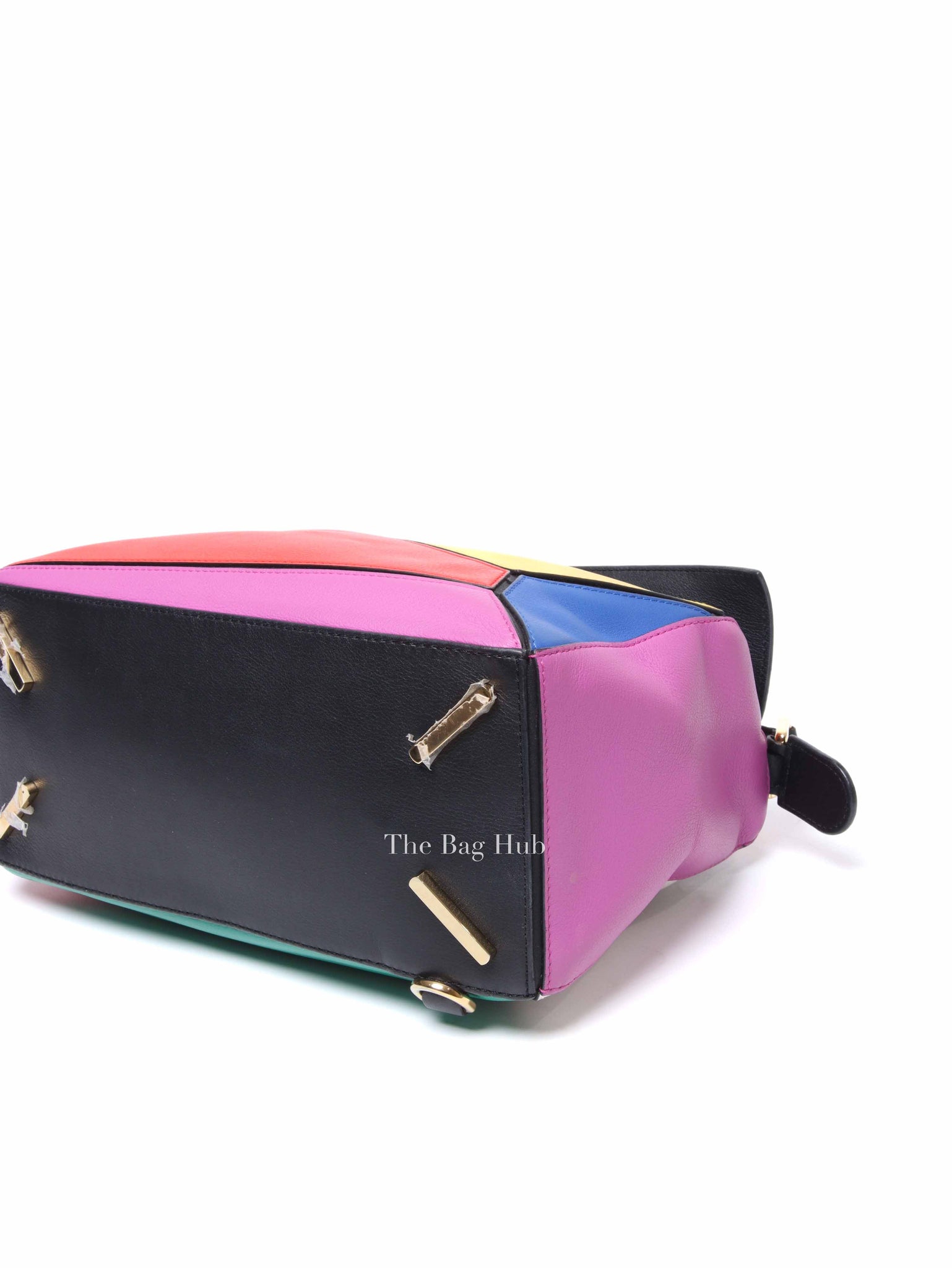 Loewe Multicolor Leather Rainbow Puzzle Medium Bag