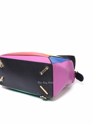 Loewe Multicolor Leather Rainbow Puzzle Medium Bag
