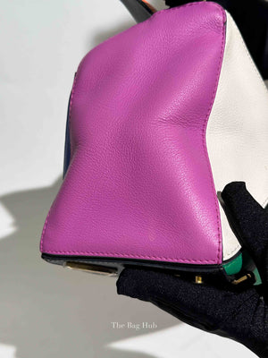 Loewe Multicolor Leather Rainbow Puzzle Medium Bag