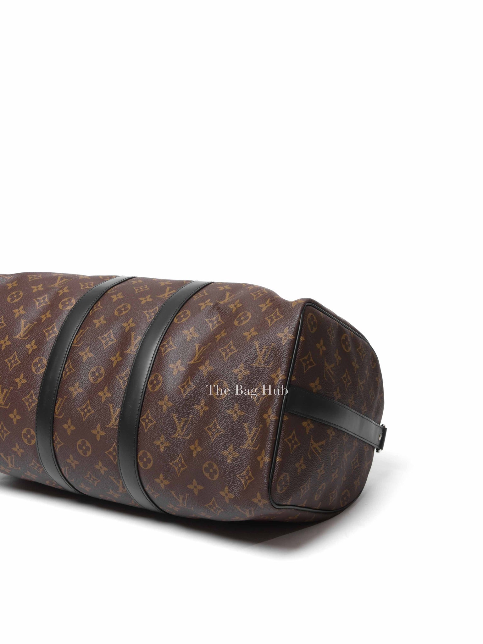 Louis Vuitton Monogram Canvas Macassar Keepall Bandouliere 45 Bag