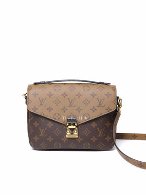 Louis Vuitton Monogram Reverse Pochette Metis Shoulder Bag