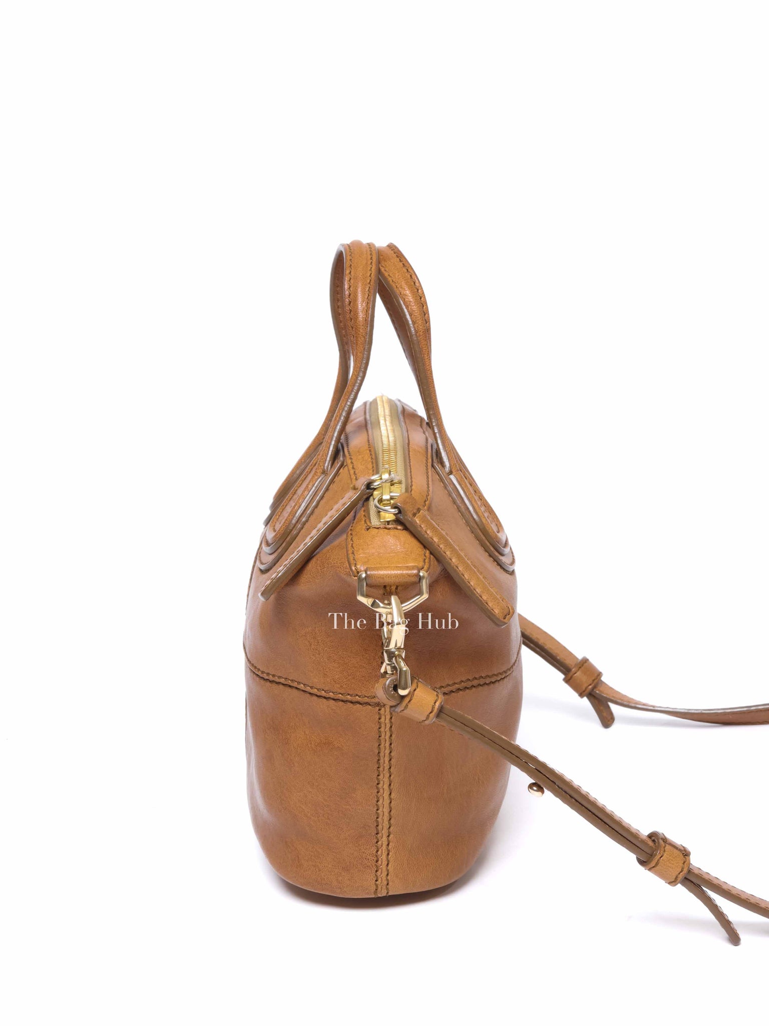 Givenchy Cinnamon Lambskin Leather Micro Nightingale Bag