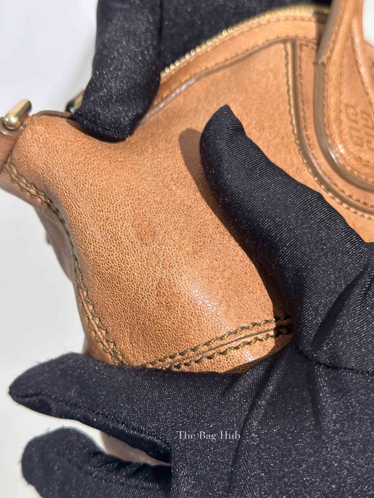 Givenchy Cinnamon Lambskin Leather Micro Nightingale Bag