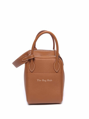 Hermes Gold Clemence Lindy 30 Bag PHW